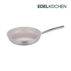 [에델코첸] 통3중 올 뉴 이지프리즘 프라이팬 28cm (얼그레이 세라믹_엠보)