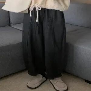 프릴리 절개 밴딩 조거팬츠 (one color)