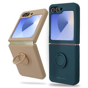 갤럭시 Z플립7 FE 6 5 4 3 실리콘 링 홀더 엠버 케이스