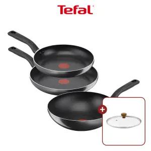 [테팔] 쿡이지 3종(팬24+팬28+웍28)+우드뚜껑28