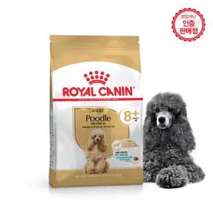 로얄캐닌 강아지사료 푸들 어덜트 8+(8세이상) 1.5kg+캔1개+샘플2개+탱탱볼
