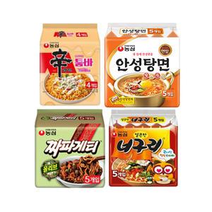 신툼안너짜 (신라면 툼바, 4입, 1개 + 안성탕면, 5입(멀티), 1개 + 짜파게티, 5입(멀티) , 1개 + 얼큰한너구리, 5입, 1개)