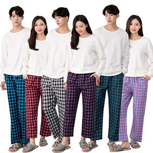 [포이]포이 선염 9부 커플파자마/잠옷/홈웨어/면파자마/파자마바지