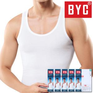 남성 순면 민소매 조끼 메리야스 나시 런닝 5매 빅사이즈 90-110