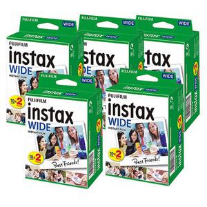 폴라로이드/인스탁스 와이드필름10팩(100장)와이드200/와이드300