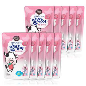 샤워메이트 말랑이 버블 핸드워시 딸기 리필 250ml x 10개