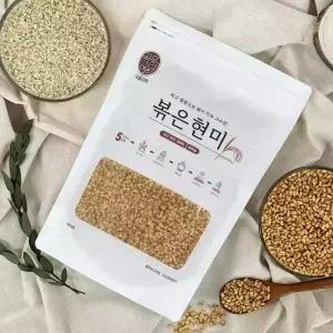 국산 찌고 열풍으로 볶은 현미 400g 현미쌀 시리얼