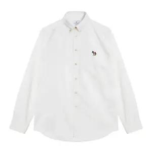 [런칭가 350000원] [폴스미스] 공용 지브라 로고 옥스포드 셔츠 화이트 (708U J21452)