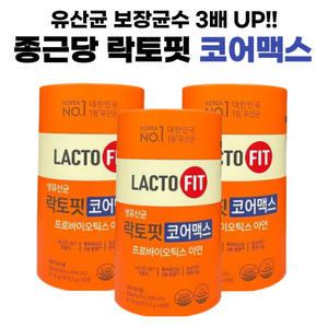 종근당 락토핏 생유산균 코어맥스 프로바이오틱스 LACTO FIT 포뮬러 2g 60포 x 3개