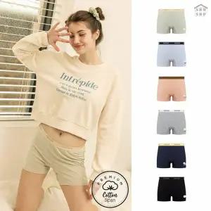 [하프클럽/물랑루즈]슈숑 면스판 여성 드로즈팬티 여자/사각/주니어/여아/속옷 6종 택1