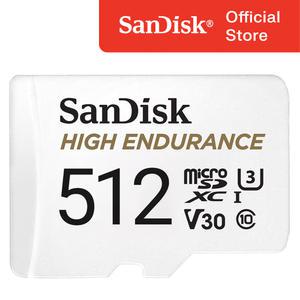 샌디스크 마이크로 SD카드 High Endurance 512GB 512기가 블랙박스 CCTV 외장 메모리카드