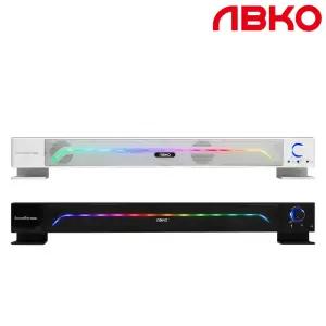 앱코 S600 사운드바 PC 컴퓨터 스피커 화이트 USB전원