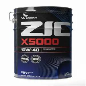 ZIC X5000 10W40 15W40 CI-4 지크 디젤엔진오일 농기계 건설중장비 상용차 20L