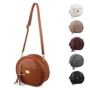 [셀러허브][라일리] Rly 탬버린 귀여운가방 미니크로스백 태슬장식 보조주머니 (S9520544)