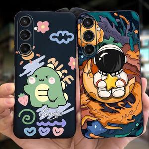 귀여운 만화 캔디 컬러 소프트 실리콘 휴대폰 케이스, 삼성 갤럭시 S23 FE S23fe S 23fe 5G SM-S711B SM-S7