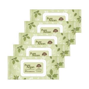 과일나라 에코에니어 퓨어아르간 리얼 클렌징 오일 티슈(70매) x 5개