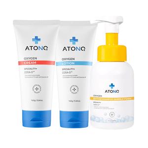 아토앤오투 옥시젠 세라오 크림 + 로션 + 바스폼 세트 피부진정