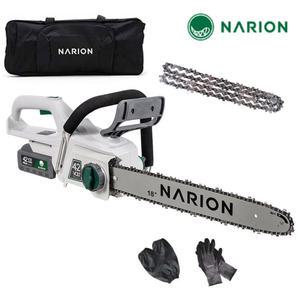 나리온 42V 40cm 무선 전기톱 풀세트 FNJ-160R 충전 체인톱 전동톱