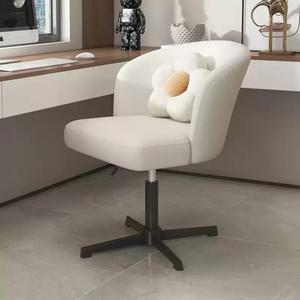 실 의자 화장대 네일샵 밀크티색 골드 메이크업의자 보조의자 화장대의자 암체어 거품