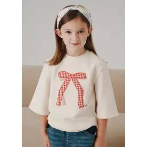 [롯데백화점]빈 아이보리 7부 소매 티셔츠BZ52TS02IV