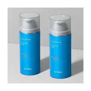 SCINIC 싸이닉 아쿠아 옴므 올인원 선 플루이드 SPF50+ PA+++ 2개 1529600 462339
