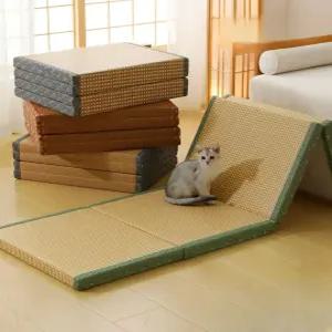 대나무 찜질방 매트 다다미 돗자리 러그 사우나 일식집 90x190cm