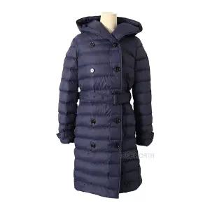[롯데백화점]버버리 여성 8091109 위틀리 벨티드 롱 다운 패딩 점퍼 네이비