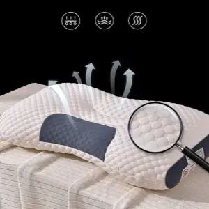 경추베개 숙면 경추베개 메쉬원단 목편한 꿀잠베개 코어숙면 베개 건강한숙면베개 통기성좋은 니트원단