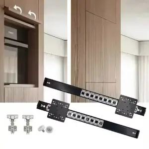 [ E-DG008 ]에블럼 히든 플리퍼 슬라이딩 도어 레일 가구 하드웨어 12inch 포켓 도어