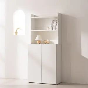 파로마 메종 레아 E0 2단 선반 높은 수납장 800 TCU096