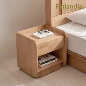 마로네 원목 수납 협탁