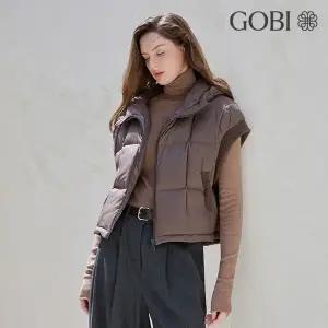 [런칭가 499000원] 고비(GOBI) 스퀘어퀼팅 구스 다운베스트