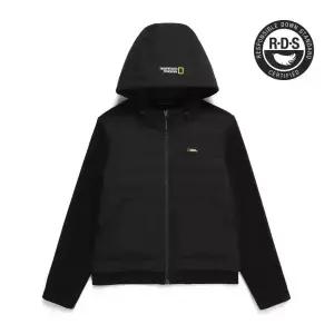 내셔널지오그래픽 여성 퍼핀 마이크로플리스우븐 믹스 집업 후드 자켓 N244WFT080