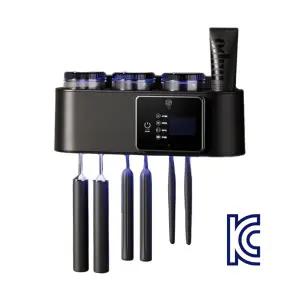 LUMANOKI 무타공 설치 스마트 디스플레이 가정용 살균 건조 양치컵3개세트 칫솔 살균기