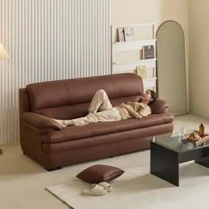 파로마 쿠시아 2인용 3인용 소파 브라운