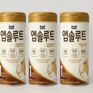 앱솔루트 명작 2FL 분유 1단계(0~6개월) 800g 3개