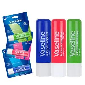 유니레버 바세린 립 테라피 고보습 립밤 3개