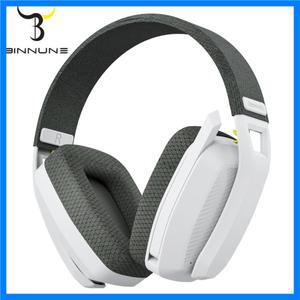 BINNUNE BW06 블루투스 헤드셋 게이머 PS5 PS4 PC Mac 플레이 스테이션 무선 2.4GHz 게임용 헤드폰 (마이크