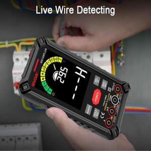 GVDA 스마트 충전식 디지털 멀티미터, True RMS 9999 컬러