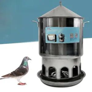닭먹이통 전자동 원격 자동 사료 공급기 새 닭 병아리 오리 양계장 여물통