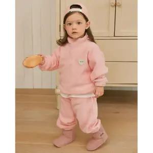 UNIFRIEND 플리스 핑크 9부 상하복세트