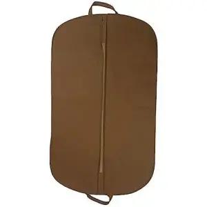 옷 커버 2팩 부직포 접이식 휴대용 수트 캐리어 비즈니스 여행용 코트 방진 의류 가방 옷걸이 120 x 60cm