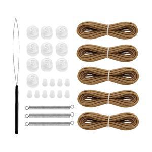 Zpana RV 플리트 그늘막 수리 키트, 낮 밤 햇빛 가리개 유지를 위한 캠퍼 블라인드 다운 스풀 리스트링