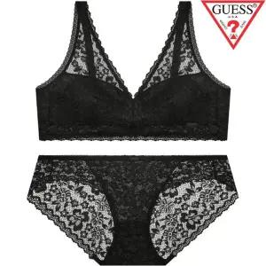 [게스언더웨어]시스루 레이시 브라렛팬티세트 BK(GDWBR615)