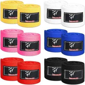 이너 글러브용 2.5미터 복싱 핸드 랩 6켤레 킥복싱 무에타이 MMA 훈련용 무술 손목 말하기