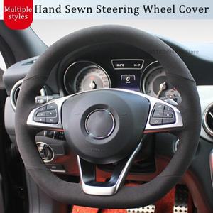 메르세데스 벤츠 호환 A 클래스 W177 B W247 C W205 CLS 스티어링 휠 장식 보호 커버