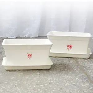 스토리 직사각화분 대 화분 토분 황토토기 플라스틱화분 홈가드닝