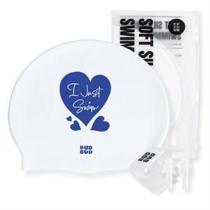 [3종세트] 버드버드 소프트 실리콘 수모 시그니처 수영모자