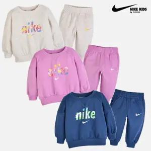 [나이키키즈] 돌-4세 A261ST832P 나이키 E1D1맨투맨세트 베이비 2T-4T