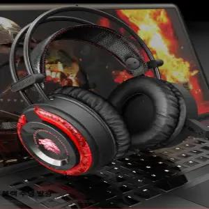 인강용 중저음 귀 노트북 청력보호 이어폰 헤드셋 게임 스피커 스테레오